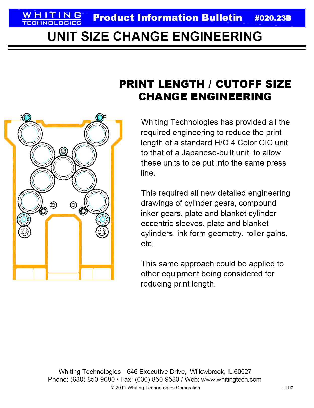 Unit Size Change